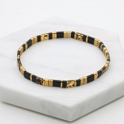 Bracelet | Tile | Black Brown