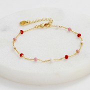 Bracelet | Charlotte |  Pink