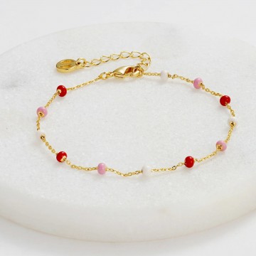 Bracelet | Charlotte |  Pink