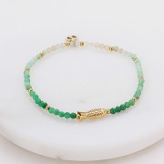Bracelet | Emma | Olive | Gold