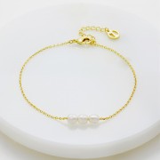 Bracelet | Mini Pearl | Gold