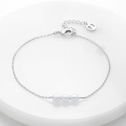 Bracelet | Mini Pearl | Silver