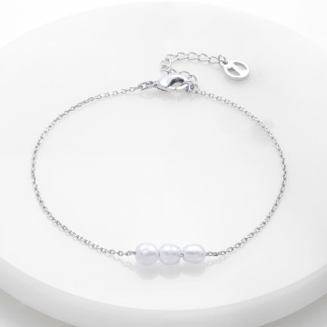 Bracelet | Mini Pearl | Silver