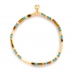 Bracelet | Tile | Teal Cream