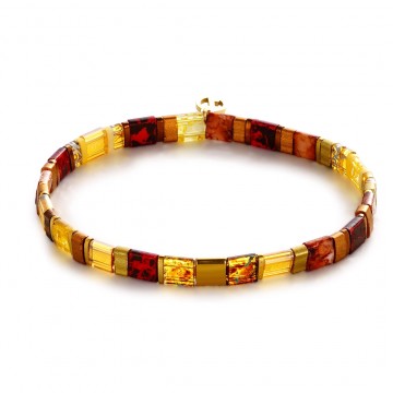 Bracelet | Tile | Red Gold