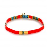 Bracelet | Tile | Coral