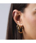 Earrings | Kendall Hoop | Medium | Gold