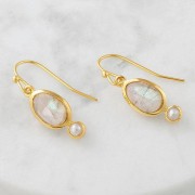 Earrings | Alessia | Labradorite | Gold