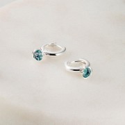 Earrings | Tess | Silver | Sea