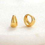 Earrings | Steph Hoop | Small | Gold