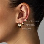 Earrings | Steph Hoop | Small | Gold