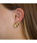 Earrings | Steph Hoop | Medium | Gold