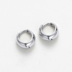 Earrings | Steph Hoop | Small | Silver