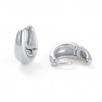 Earrings | Steph Hoop | Medium | Silver