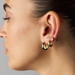 Earrings | Steph Hoop | Medium | Silver