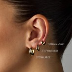 Earrings | Steph Hoop | Medium | Silver