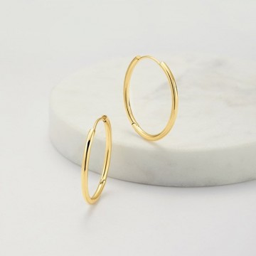 Earrings | Delilah Hoop | Large | Gold