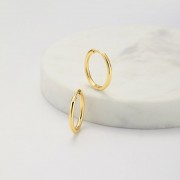 Earrings | Delilah Hoop | Medium | Gold