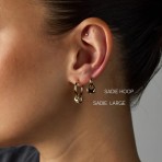 Earrings | Sadie Hoop | Gold