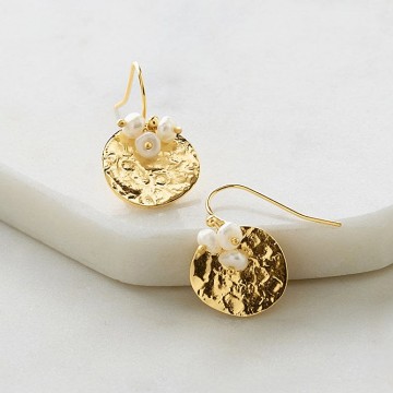 Earrings | Eloise | Pearl | Gold