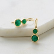 Earrings | Mindi | Beryl Emerald