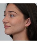 Earrings | Willow Hoop | Gold