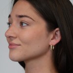 Earrings | Willow Hoop | Gold