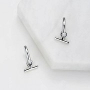 Earrings | Winnie Hoop | Silver
