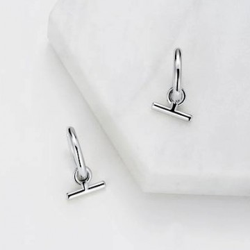 Earrings | Winnie Hoop | Silver