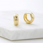 Earrings | Lucy Huggie | Gold