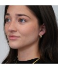 Earrings | Lucy Huggie | Silver