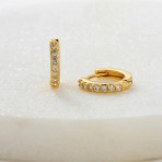 Earrings | Ally Huggie | Gold Earrings | Ally Huggie | Gold