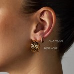 Earrings | Ally Huggie | Silver