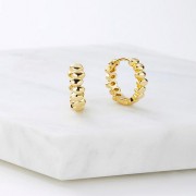 Earrings | Bailey Huggie | Gold
