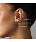 Earrings | Harlow Huggie | Gold