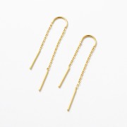 Earrings | Ivy thread Earring | Gold