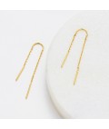 Earrings | Ivy thread Earring | Gold