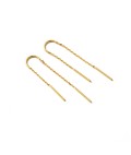 Earrings | Ivy thread Earring | Gold
