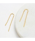 Earrings | Ivy thread Earring | Gold