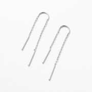 Earrings | Ivy thread Earring | Silver