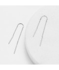 Earrings | Ivy thread Earring | Silver