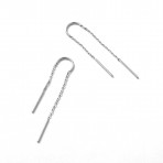 Earrings | Ivy thread Earring | Silver