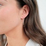 Earrings | Ivy thread Earring | Silver