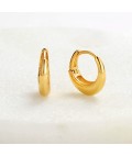 Earrings | Cleo Hoop | Small | Gold