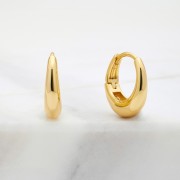 Earrings | Cleo Hoop | Small | Gold
