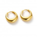 Earrings | Cleo Hoop | Medium | Gold Earrings | Cleo Hoop | Medium | Gold