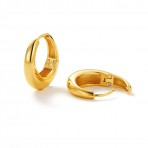 Earrings | Cleo Hoop | Medium | Gold Earrings | Cleo Hoop | Medium | Gold
