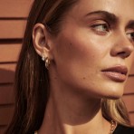 Earrings | Cleo Hoop | Large | Gold Earrings | Cleo Hoop | Large | Gold