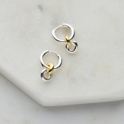 Earrings | Daisy | Gold + Silver