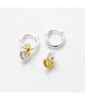Earrings | Daisy | Gold + Silver